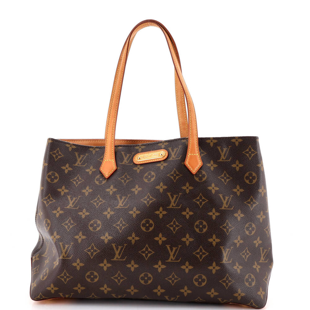 Louis Vuitton MM Wilshire Handbag Monogram Canvas